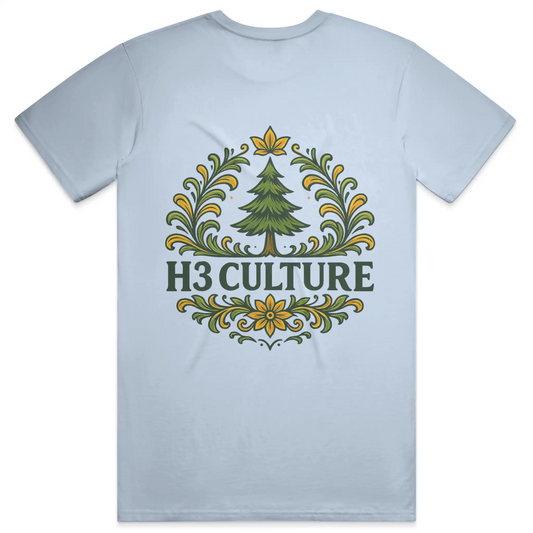 H3 Culture Emblem with Pine Tree