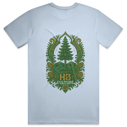 H3 Emblem with Towering Evergreen