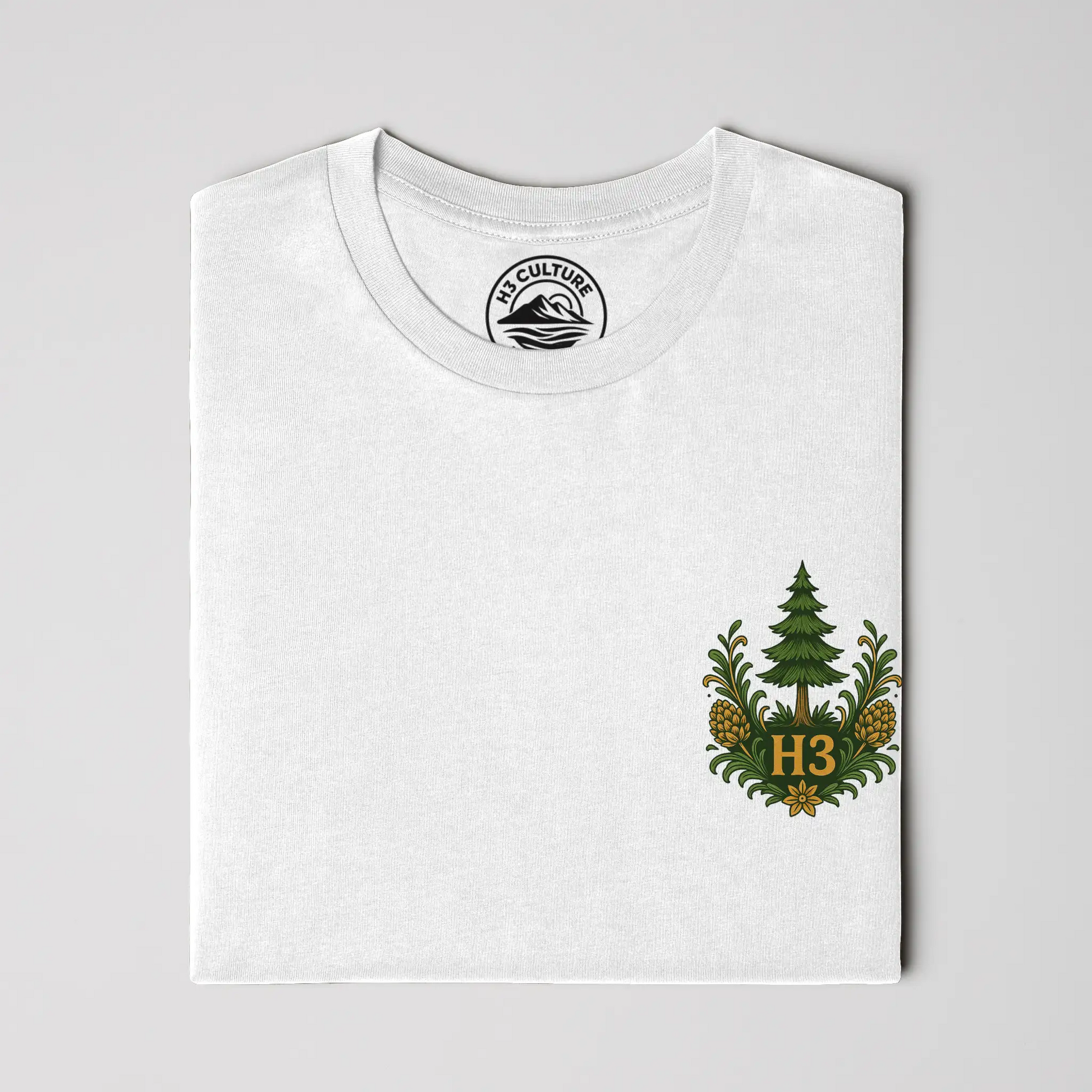 H3 Culture Emblem with Pine Tree