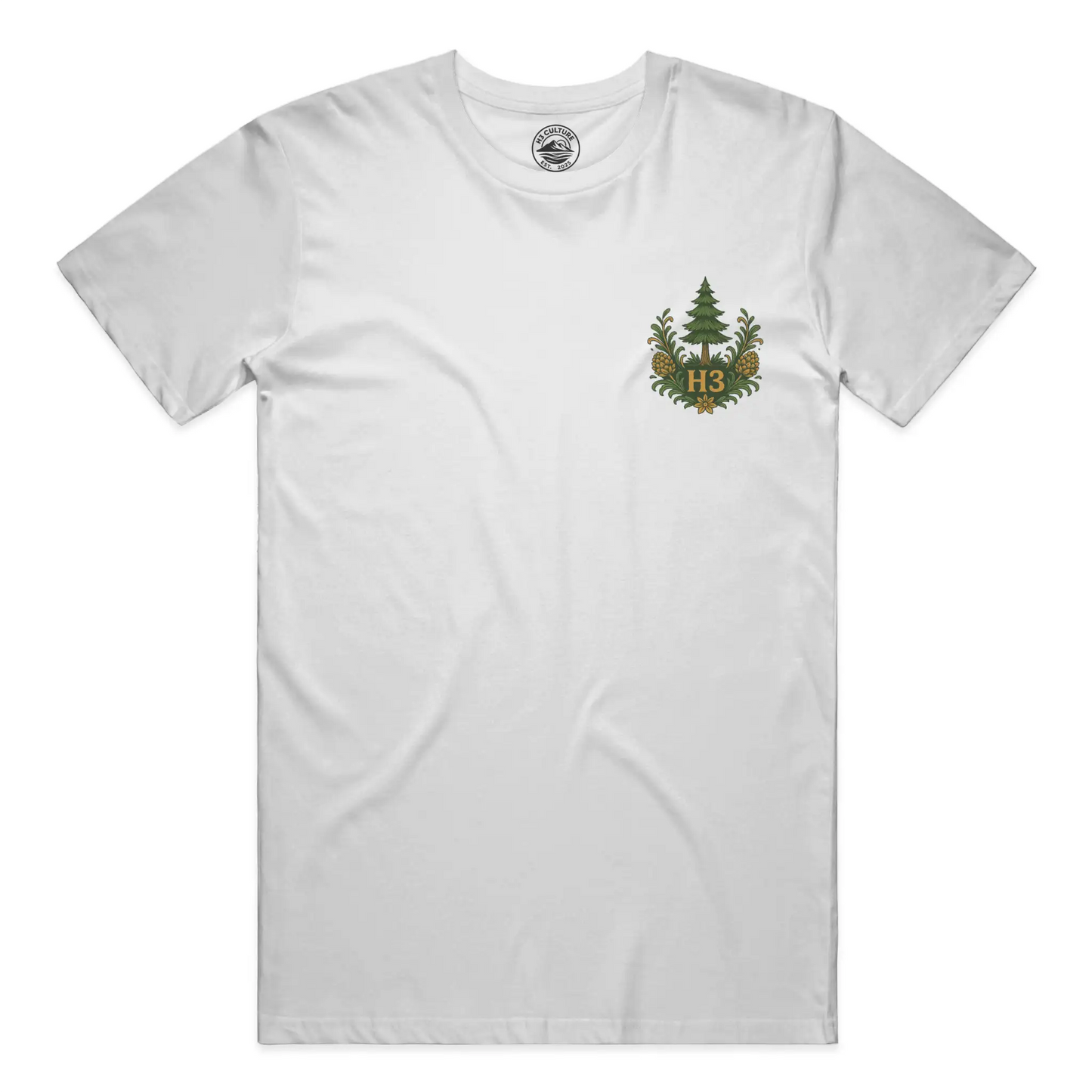 H3 Culture Emblem with Pine Tree