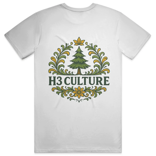 H3 Culture Emblem with Pine Tree