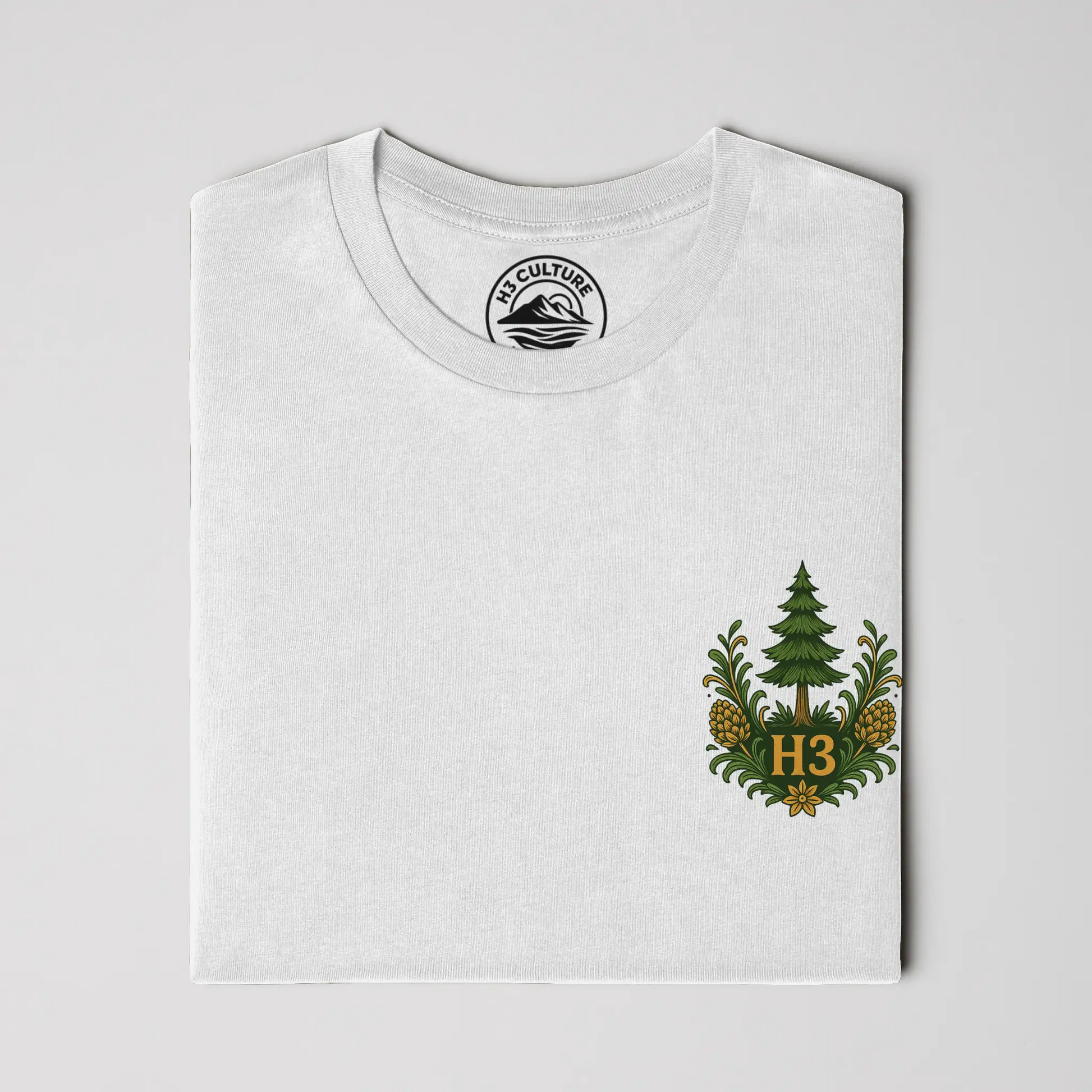 H3 Culture Emblem with Pine Tree
