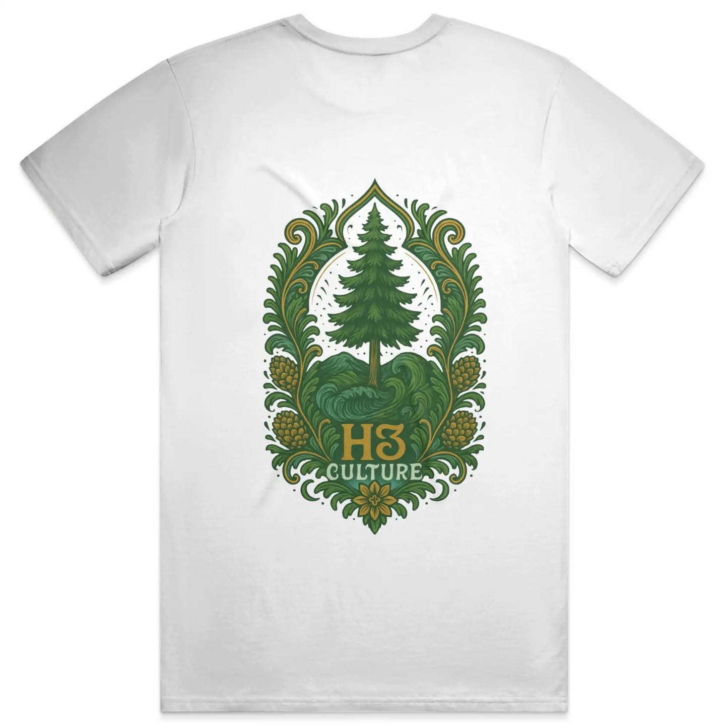 H3 Emblem with Towering Evergreen