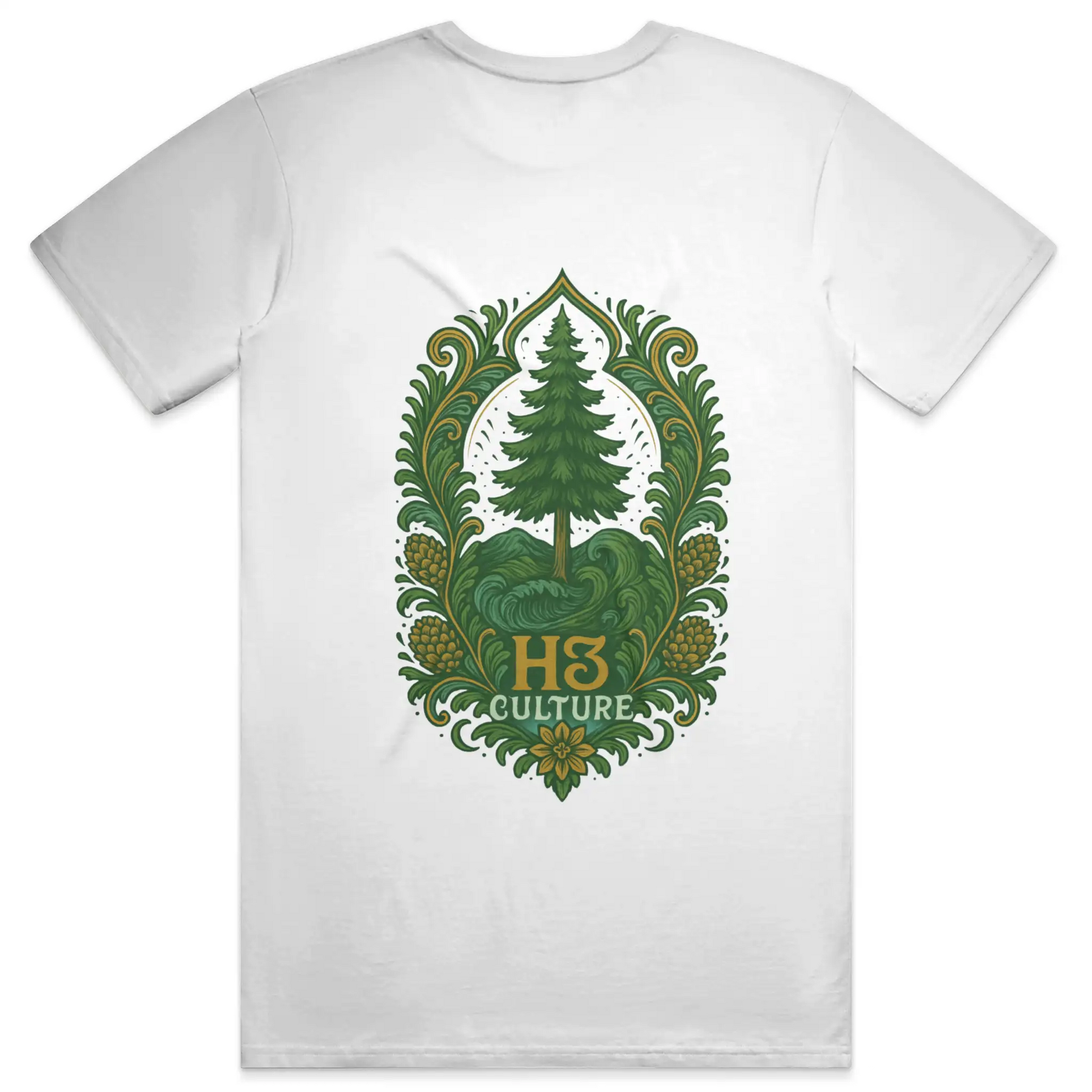 H3 Emblem with Towering Evergreen