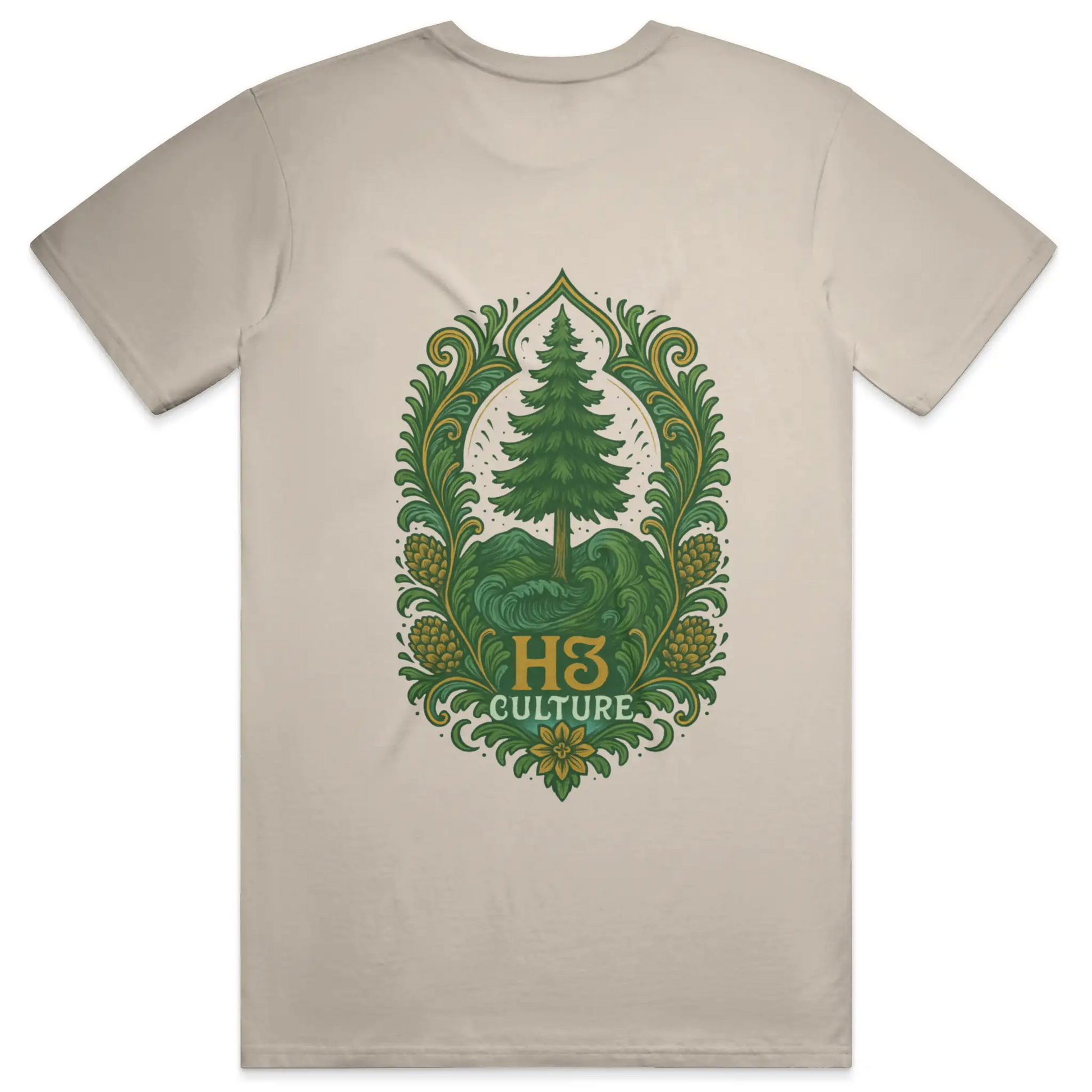 H3 Emblem with Towering Evergreen