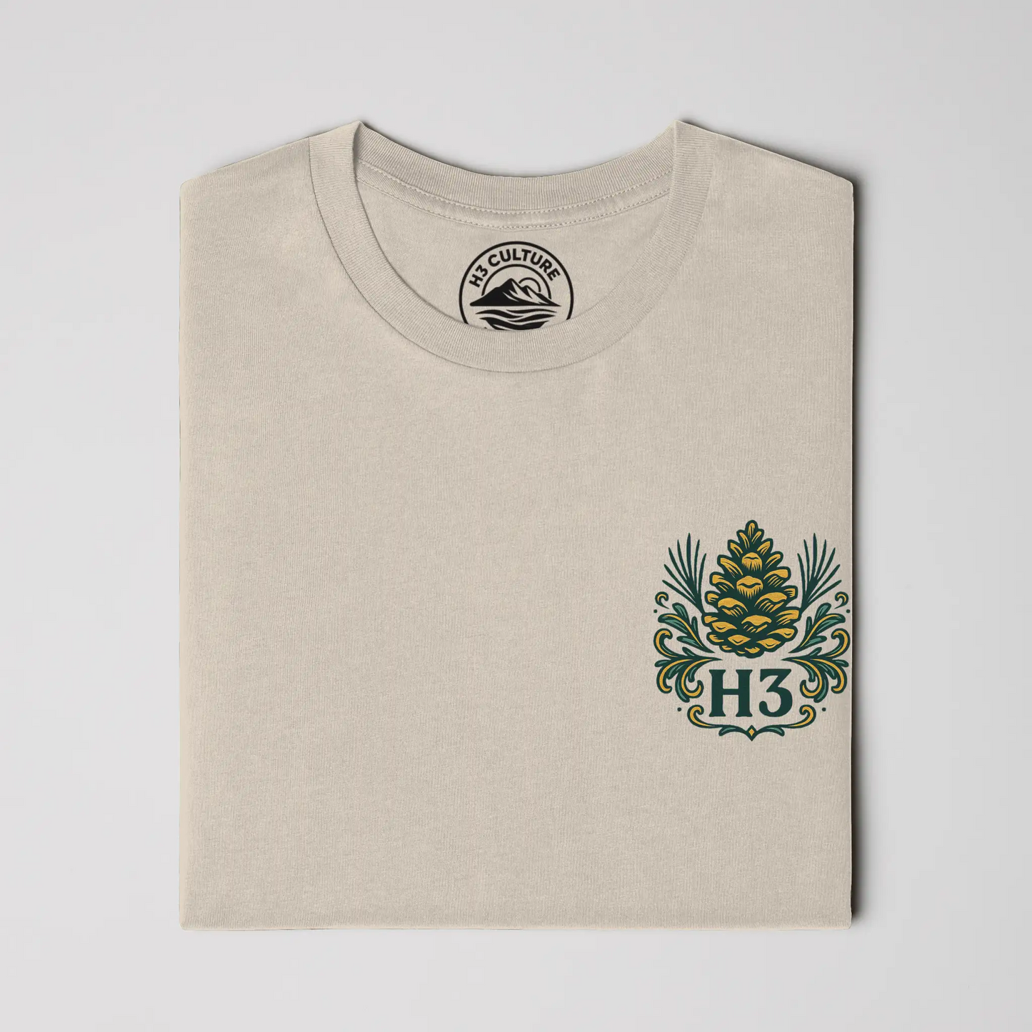 H3 Emblem with Towering Evergreen