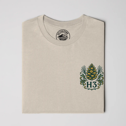 H3 Emblem with Towering Evergreen