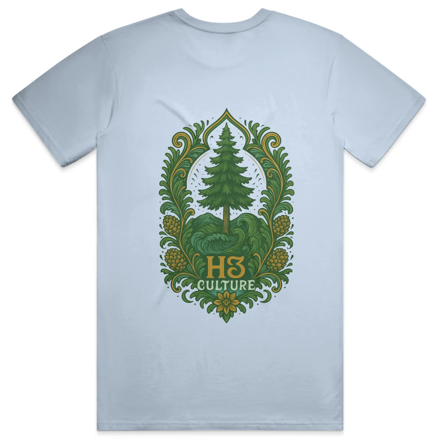 H3 Emblem with Towering Evergreen