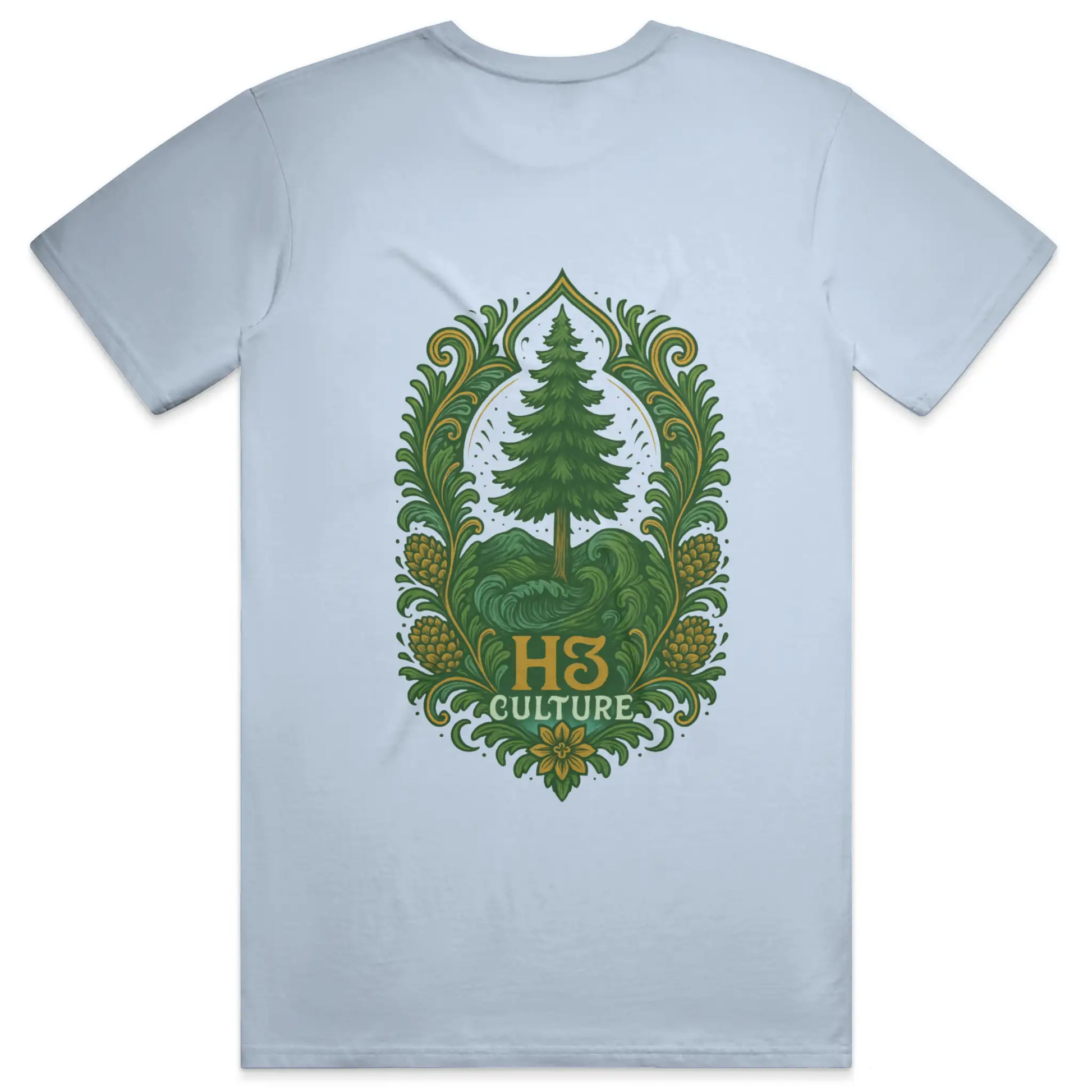H3 Emblem with Towering Evergreen